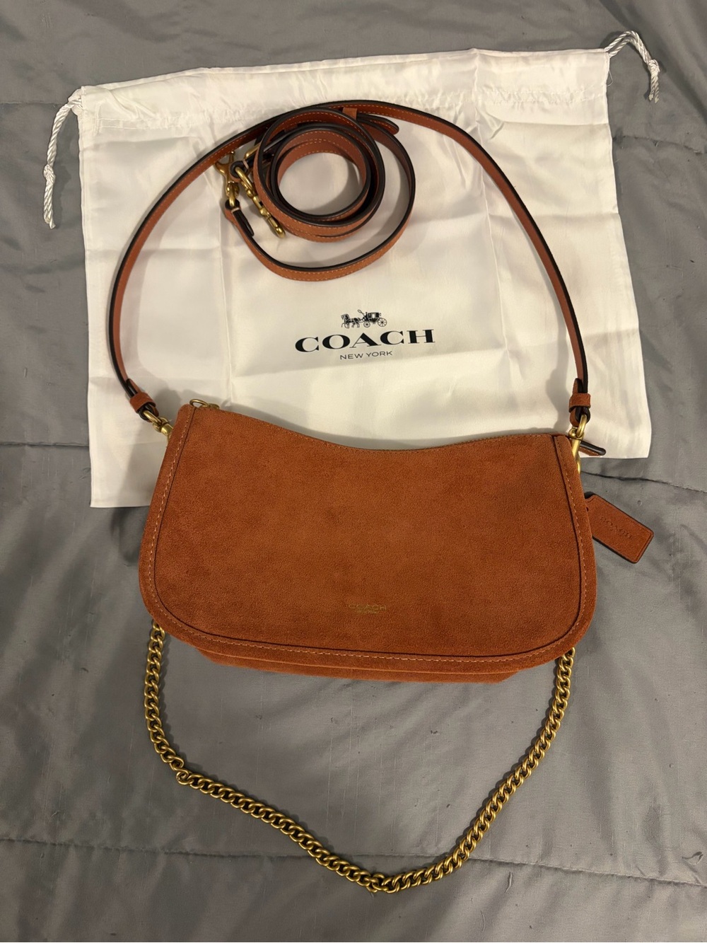 Coach Waverly Clay Suede